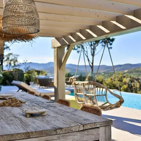 Superbe A Sainte-maxime, Piscine Et Vue - Dina Вилла Сент-Максим